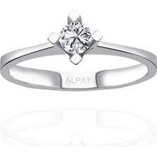 Alpay Jewellery 0,31 Karat Pırlanta Yüzük YZKPK140000000156