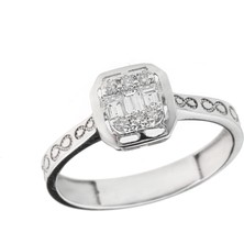 Alpay Jewellery 0,21 Karat Pırlanta Yüzük YZKPK140000000132