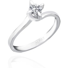 Alpay Jewellery 0,32 Karat Pırlanta Yüzük YZKPK140000000143