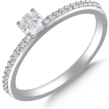 Alpay Jewellery 0,33 Karat Pırlanta Yüzük YZKPK180000000010