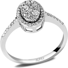 Alpay Jewellery 0,32 Karat Pırlanta Yüzük YZKPK140000000036
