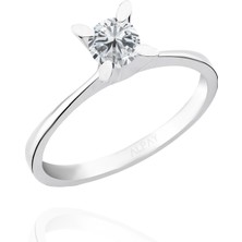Alpay Jewellery 0,18 Karat Pırlanta Yüzük YZKPK140000000088