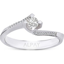 Alpay Jewellery 0,26 Karat Pırlanta Yüzük YZKPK140000000194