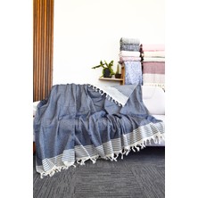 Mutlu Çeyiz Maksi Pamuklu 170X220 cm Açık  Kanepe Çekyat Örtüsü Çok Amaçlı Kaymaz Terletmez Koltuk Örtüsü