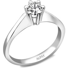 Alpay Jewellery 0,18 Karat Pırlanta Yüzük YZKPK140000000160