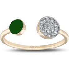 Alpay Jewellery 0,12 Karat Pırlanta Yüzük YZKPK140000000018