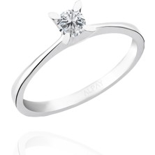 Alpay Jewellery 0,13 Karat Pırlanta Yüzük YZKPK140000000090