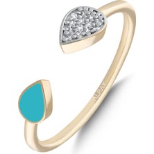 Alpay Jewellery 0,06 Karat Pırlanta Yüzük YZKPK140000000195