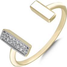 Alpay Jewellery 0,08 Karat Pırlanta Yüzük YZKPK140000000025