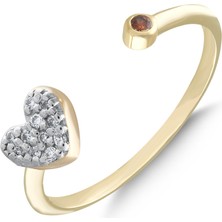 Alpay Jewellery 0,08 Karat Pırlanta Yüzük YZKPK140000000027