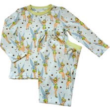 Babies Design Store Tinker Bell Desenli Uzun Kollu Kız Çocuk Pijama Takımı