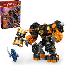 LEGO® NINJAGO® Cole'un Toprak Elementi Robotu 71806 - 7 Yaş ve Üzeri Çocuklar için Aksiyon Figürü İçeren Yaratıcı Oyuncak Yapım seti (235 Parça)