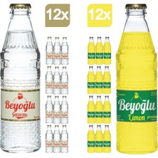 Beyoğlu Klasik Gazoz 12 x 250 ml + Limonlu Gazoz 12 x 250 ml