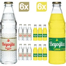 Beyoğlu Klasik Gazoz 6 x 250 ml + Limonlu Gazoz 6 x 250 ml