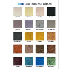Isonem Liquid Marble Sıvı Mermer 500 gr M16 Chocolate Brown