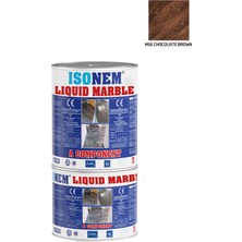 Isonem Liquid Marble Sıvı Mermer 1 kg M16 Chocolate Brown