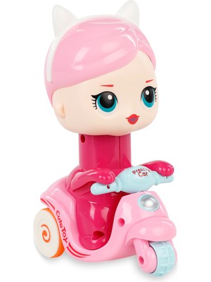 Vardem Bas Git Motorcu Bebek Pembe