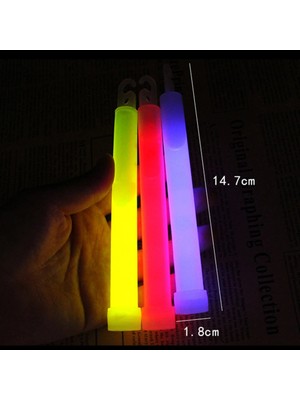 Sarı 6 Inç Endüstriyel Sınıf Kızdırma Çubukları Renkli Parti Kulübü Kamp Noel Kimyasal Işıklar Karanlıkta Parlıyor Balıkçılık Aydınlatma (Yurt Dışından)