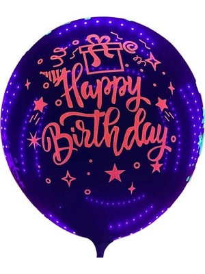 10 Adet Neon Balon J Siyah Işık Neon Parti Yüz ve Vücut Boyası Glow Panit Renk Güzellik Makyaj Vücut Boyası Uv Blacklight Neon Floresan Parti Malzemeleri (Yurt Dışından)