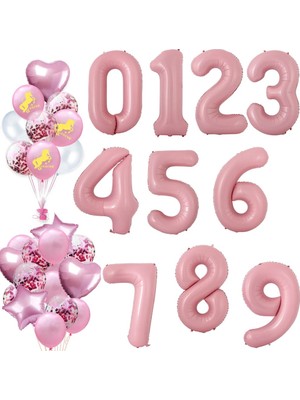 40 Inç Numarası 6 40 Inç Folyo Pembe Numarası Balonlar 0 1 2 3 4 5 6 7 8 9 Hava Şişme Balon 18 Mutlu Doğum Günü Partisi Düğün Dekorasyon Malzemeleri (Yurt Dışından)