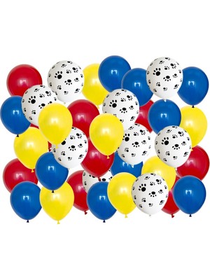 Bordo 40 Adet Mix 12 ''evcil Hayvanlar Köpek Paw Lateks Balonlar Hayvan Tema Parti Dekor Çocuklar Klasik Oyuncaklar Globos Helyum Hava Şişme Toplar Tedarik (Yurt Dışından)