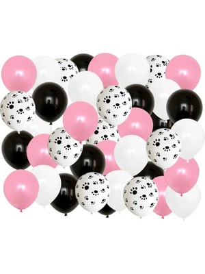 Bordo 40 Adet Mix 12 ''evcil Hayvanlar Köpek Paw Lateks Balonlar Hayvan Tema Parti Dekor Çocuklar Klasik Oyuncaklar Globos Helyum Hava Şişme Toplar Tedarik (Yurt Dışından)