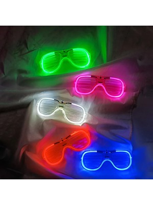 5 Adetnormal Tip 5 Adet/takım Aydınlık Işık Gözlük Bar Konser Sahne Floresan LED Glow Gece Gafas Bekarlığa Veda Doğum Günü Partisi Süslemeleri Için LED (Yurt Dışından)