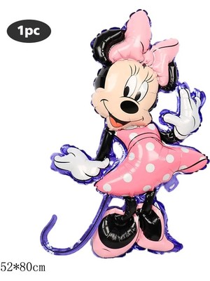 Stil 5 Minnie Mouse Folyo Balonlar Mickey 1. Doğum Günü Partisi Süslemeleri Çocuklar Balon Numarası 1 Globos Bebek Duş Konfeti Lateks Top Oyuncak (Yurt Dışından)