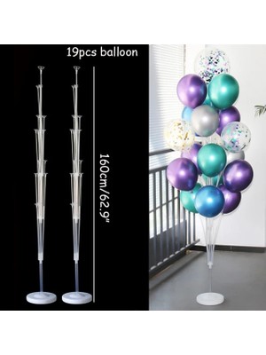 2 Takım 160 cm Standı Çocuklar Yetişkin Mutlu Doğum Günü Balon Sütun Düğün Parti Dekorasyon Için Taban ve Kutup ile Standı Lateks Balonlar Tutucu Kemer Tedarik (Yurt Dışından)