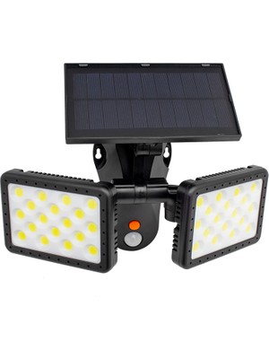 Durgunstore W770B Sensörlü 36 Cob Ledli Solar Aydınlatmalı Duvar Lambası (81)