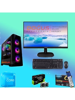 BILGEM24 Stugame I3 512NVME SSD GTX1650 4gb 23,5" Gaming Masaüstü Bilgisayar