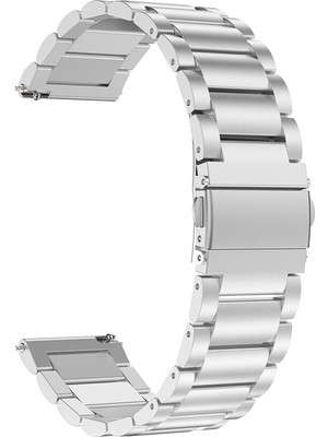 NovStrap Huawei Watch Gt6/Gt5/Gt4/Gt3/Gt2 46mm Pro/Se/Elite ile Uyumlu Kordon Çelik Metal 22mm