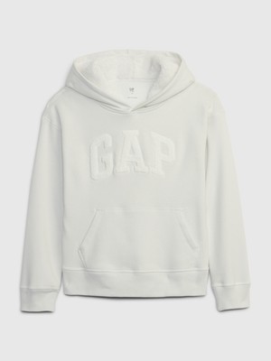 Gap Erkek Çocuk Arch Logo Sherpa Sweatshirt