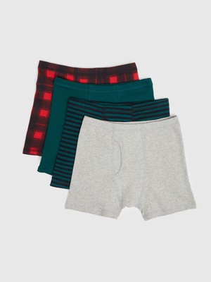 Gap Erkek Çocuk Desenli 4'lü Boxer Seti