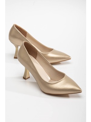 Kadın Stiletto ALTIN CİLT