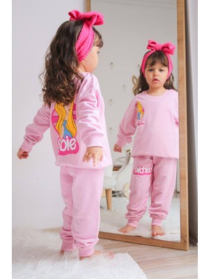 Lolipop Kids Store Barbie Sırt Baskılı Takım