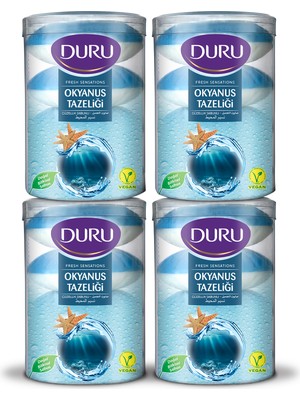 Duru Fresh Sensations Okyanus Tazeliği 16 Adet Güzellik Sabunu 4X400gr