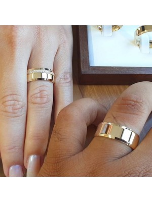 Öz Alyans Gümüş Erkek Alyans 925   (Erkek)