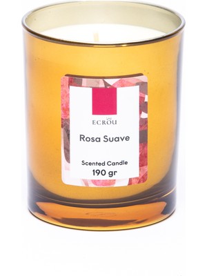 Ecrou Silindir Kutu Mum Rosa Suave 190 gr