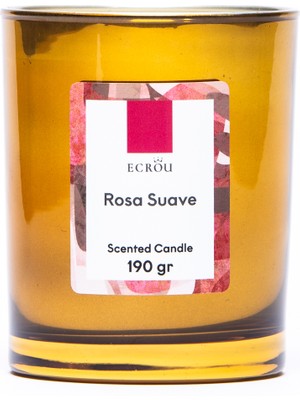 Ecrou Silindir Kutu Mum Rosa Suave 190 gr