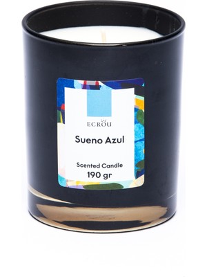 Ecrou Silindir Kutu Mum Sueno Azul 190 gr