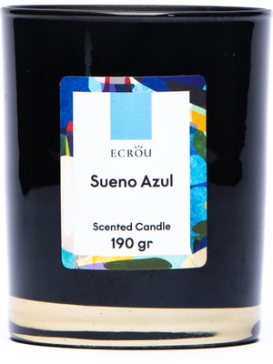 Ecrou Silindir Kutu Mum Sueno Azul 190 gr