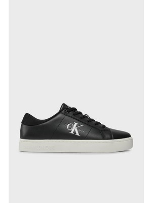 Calvin Klein Logolu Deri Sneaker Ayakkabı YM0YM008640GM Erkek Ayakkabı YM0YM00864 0gm