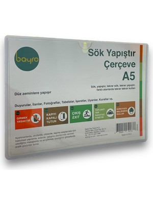 Mapi Sök Yapıştır Çerçeve A5 21 cm x 15 cm
