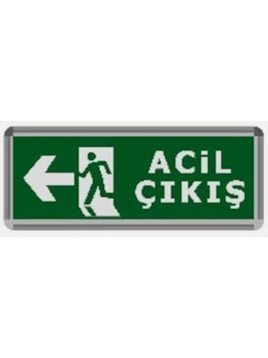 HELİOS EXİT LEDLİ SAĞ SOL KİTLİ HS4600