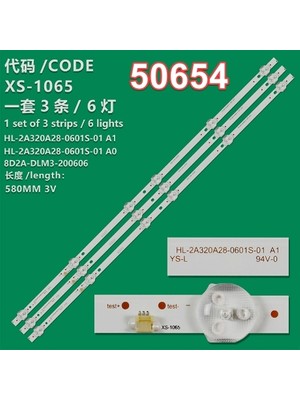 Wkset WKSET-5654 35039X3 HL-2A320A28-0601S-01 A0-A1 - 8D2A-320A-280600 3 Adet LED Bar