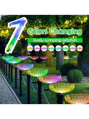 Powermaster PM-21642 Solar Ledli 7 Renk Değiştiren Bahçe Dekorasyon Aydınlatma 2li Paket