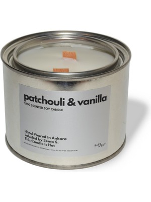 Basement : Kokulu Soya Mum : 600 gr : Patchouli & Vanilla