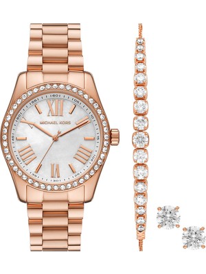 Michael Kors MK1088SET Kadın Kol Saati Bileklik ve Küpe Seti