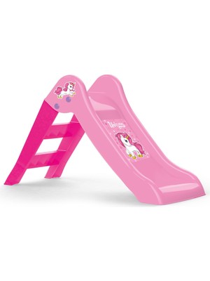 Dolu Unicorn İlk Kaydırağım 2501 Pembe Renkli Güvenli Tasarım ile Eğlenceli Oyun Alanı